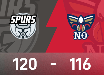 NBA战报：文班亚马29分9帽，马刺120-116延长赛险胜鹈鹕